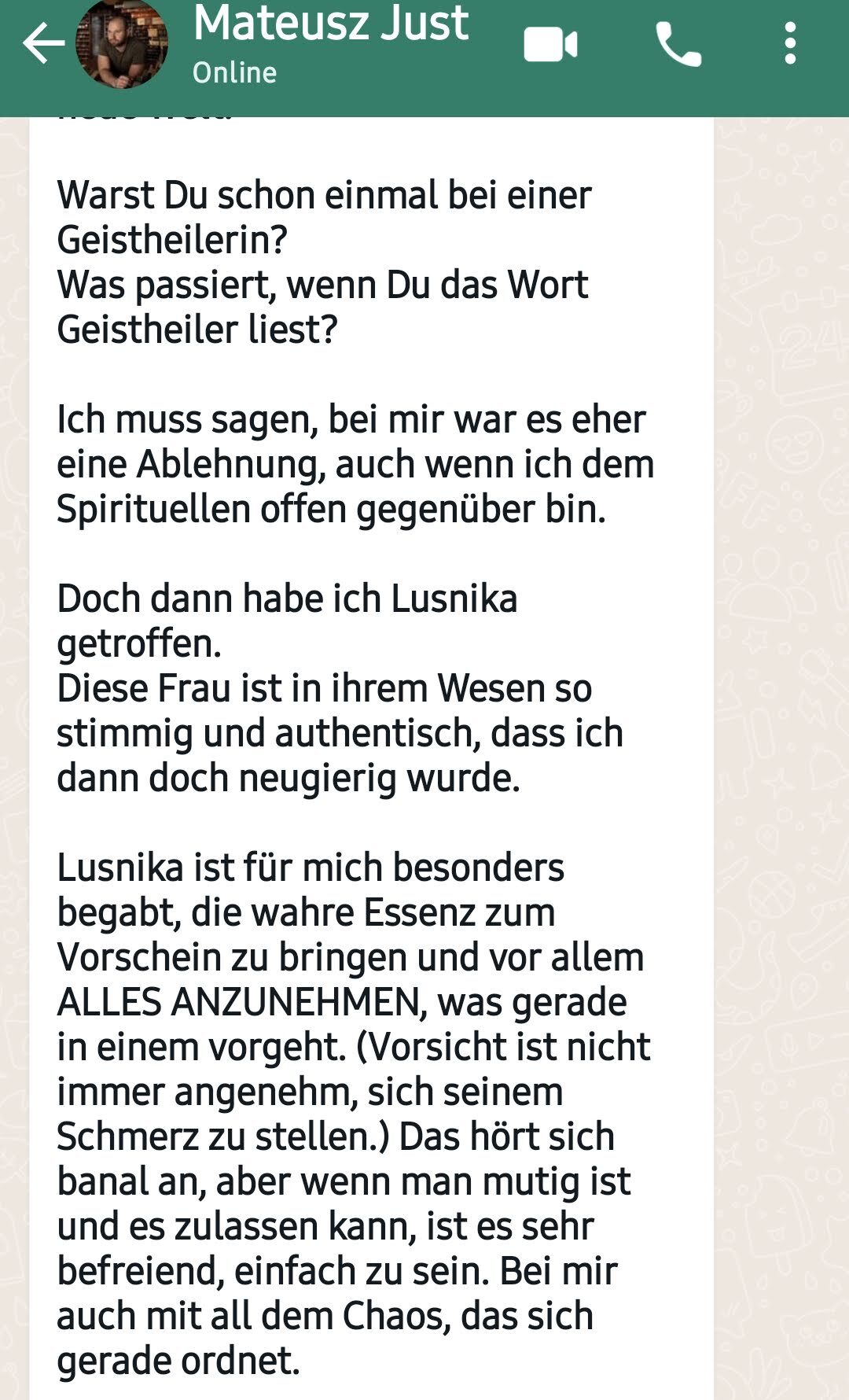 Einblick in meinen Weg